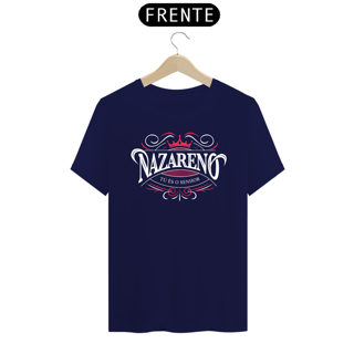 Nome do produto Camiseta masculina básica - nazareno - arte branca e vermelha