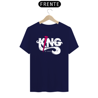 Nome do produto Camiseta masculina básica - King - arte branca