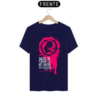 Nome do produto Camiseta masculina básica - Antes de formá-lo - arte vermelha e branca
