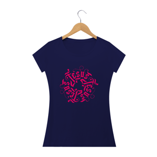 Nome do produto Camiseta feminina básica - Jesus