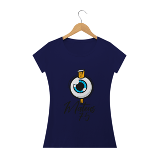 Nome do produto Camiseta feminina básica - Mateus 7:5