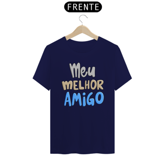 Nome do produto Camiseta masculina básica - dia dos pais - meu melhor amigo - arte colorida