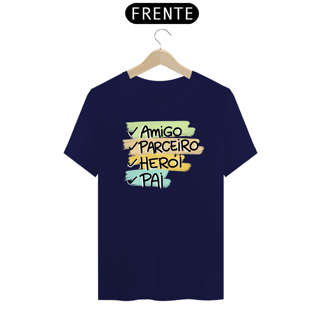 Nome do produto Camiseta masculina básica - dia dos pais - amigo, parceiro