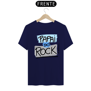 Nome do produto Camiseta masculina básica - dia dos pais - papai do rock