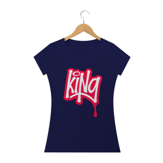 Nome do produto Camiseta feminina básica - King