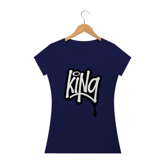 Nome do produto Camiseta feminina básica - King