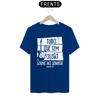 Nome do produto Camiseta masculina básica - Tudo que tem folego