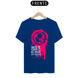 Nome do produto Camiseta masculina básica - Antes de formá-lo - arte vermelha e branca