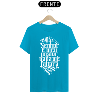 Nome do produto Camiseta masculina básica - O Senhor é o meu pastor - arte branca
