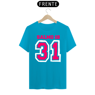Nome do produto Camiseta masculina básica - Salmo 18:31