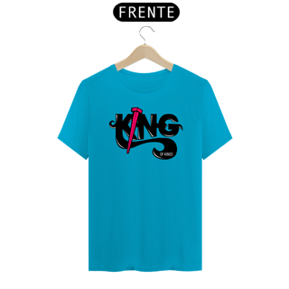 Nome do produto Camiseta masculina básica - King - arte preta