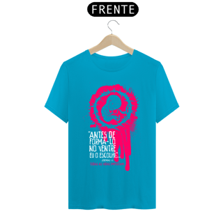 Nome do produto Camiseta masculina básica - Antes de formá-lo - arte vermelha e branca