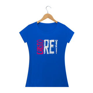 Nome do produto Camiseta feminina básica - Cristo Rei