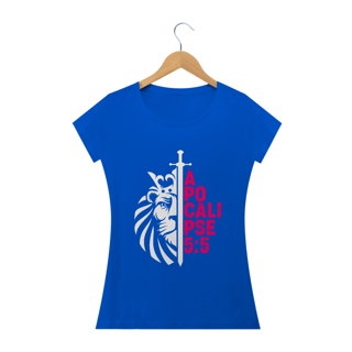 Nome do produto Camiseta feminina básica - Apocalipse 5:5