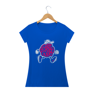Nome do produto Camiseta feminina básica - Partiu culto