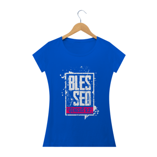 Nome do produto Camiseta feminina básica - Blessed