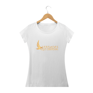 Nome do produto Camiseta Bl prime - Verdades que libertam - logo dourada