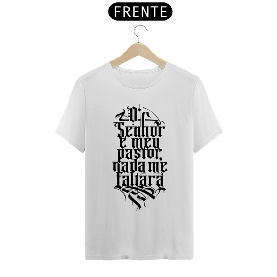Camiseta masculina básica - O Senhor é o meu pastor