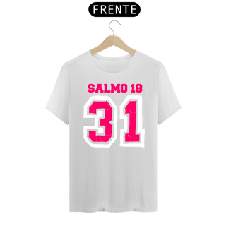 Nome do produto Camiseta masculina básica - Salmo 18:31