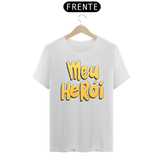 Nome do produto Camiseta masculina básica - dia dos pais - meu herói