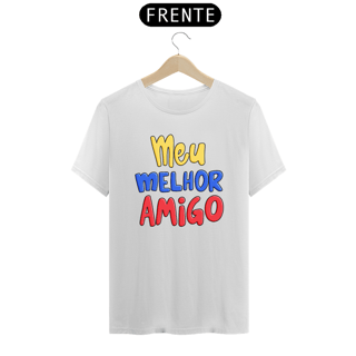 Nome do produto Camiseta masculina básica - dia dos pais - meu melhor amigo - arte colorida