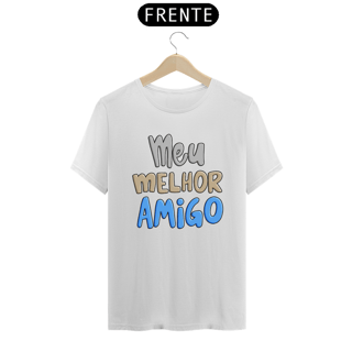 Nome do produto Camiseta masculina básica - dia dos pais - meu melhor amigo - arte colorida
