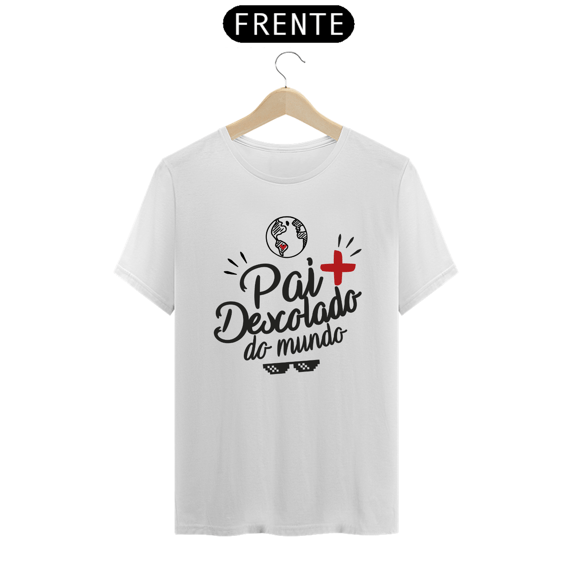 Camiseta masculina básica - dia dos pais - pai descolado