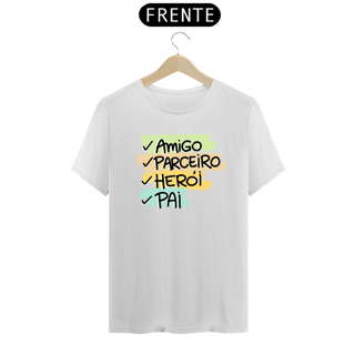 Nome do produto Camiseta masculina básica - dia dos pais - amigo, parceiro
