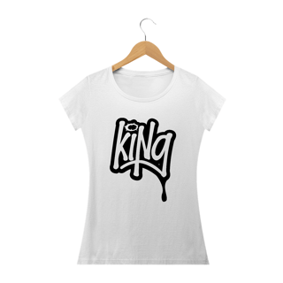 Camiseta feminina básica - King