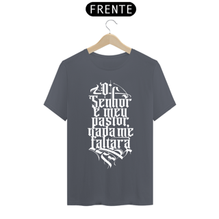 Nome do produto Camiseta masculina básica - O Senhor é o meu pastor - arte branca