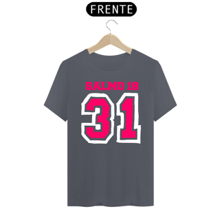 Nome do produto Camiseta masculina básica - Salmo 18:31