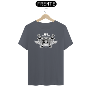 Nome do produto Camiseta masculina básica - Ide por todo mundo - arte branca