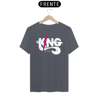 Nome do produto Camiseta masculina básica - King - arte branca