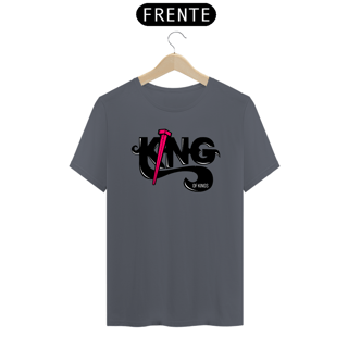 Nome do produto Camiseta masculina básica - King - arte preta