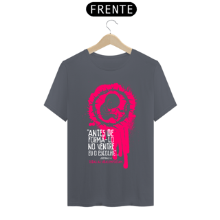 Nome do produto Camiseta masculina básica - Antes de formá-lo - arte vermelha e branca