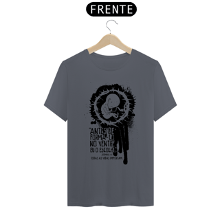 Nome do produto Camiseta masculina básica - Antes de formá-lo - arte preta