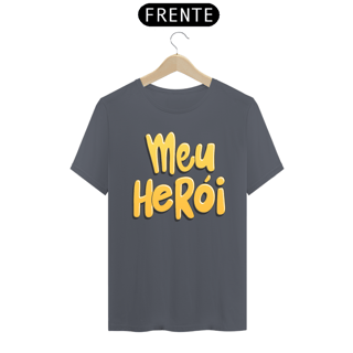 Nome do produto Camiseta masculina básica - dia dos pais - meu herói