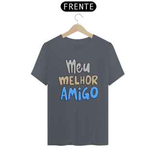Nome do produto Camiseta masculina básica - dia dos pais - meu melhor amigo - arte colorida