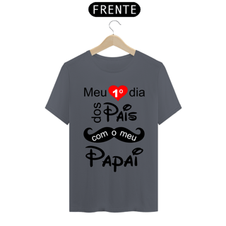 Nome do produto Camiseta masculina básica - dia dos pais - meu primeiro dia dos pais 