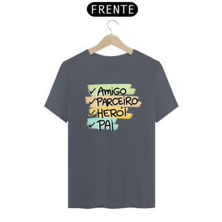 Nome do produto Camiseta masculina básica - dia dos pais - amigo, parceiro