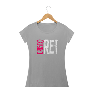 Nome do produto Camiseta feminina básica - Cristo Rei