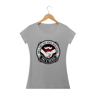 Nome do produto Camiseta feminina básica - Pai e heroi