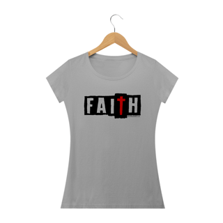 Nome do produto Camiseta feminina básica - Faith
