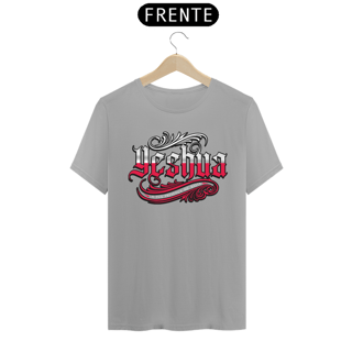 Nome do produto Camiseta masculina básica - Yeshua 3 - arte vermelha