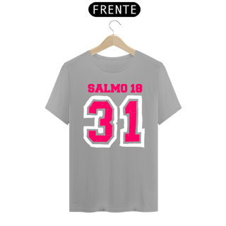 Nome do produto Camiseta masculina básica - Salmo 18:31