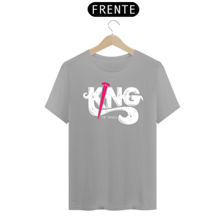 Nome do produto Camiseta masculina básica - King - arte branca