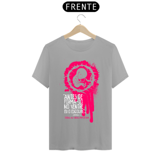 Nome do produto Camiseta masculina básica - Antes de formá-lo - arte vermelha e branca