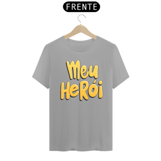 Nome do produto Camiseta masculina básica - dia dos pais - meu herói