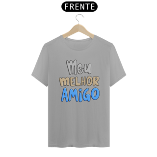 Nome do produto Camiseta masculina básica - dia dos pais - meu melhor amigo - arte colorida