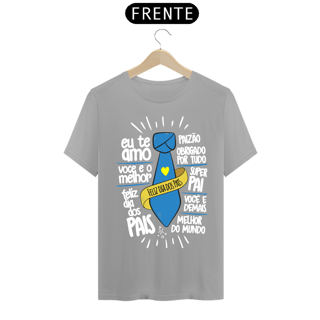 Nome do produto Camiseta masculina básica - dia dos pais - feliz dia dos pais - arte letras brancas